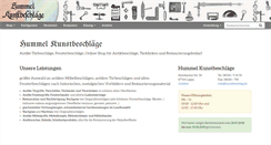 Desktop Screenshot of kunstbeschlag.de