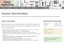 Tablet Screenshot of kunstbeschlag.de